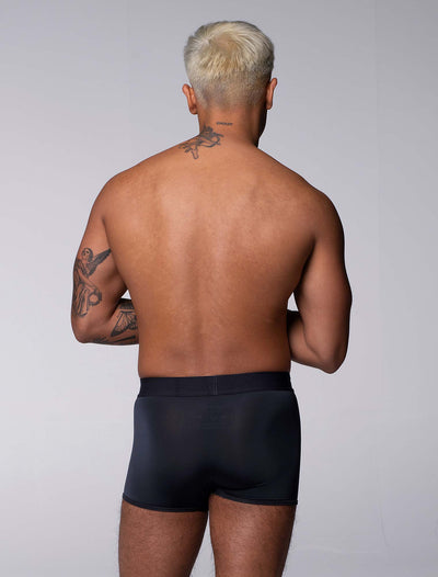 Mens Boxers: Defined Crotch - Black - boxmenswear - {{variant_title}}