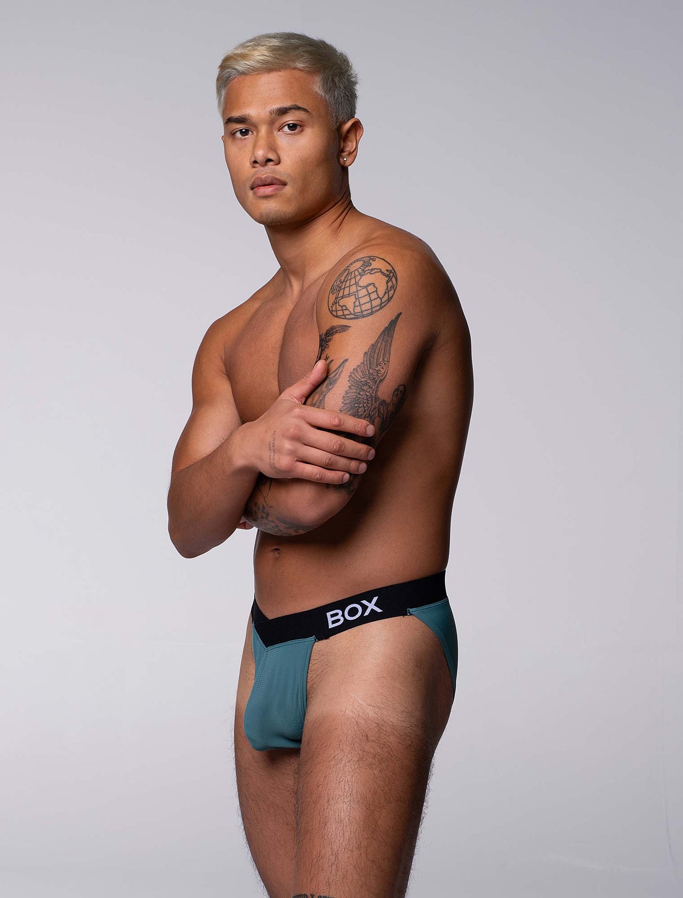 V-Shape Briefs - Soft Teal - boxmenswear - {{variant_title}}