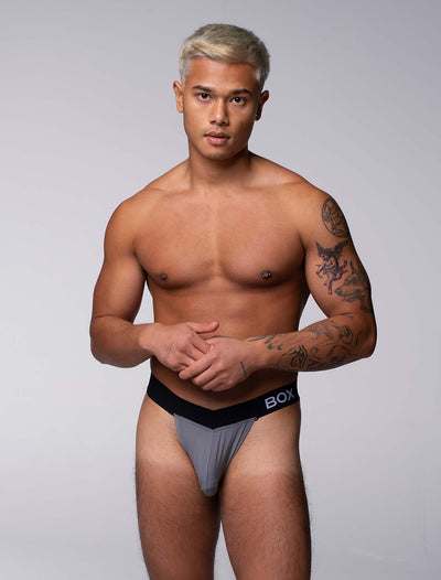 V-Shape Briefs - Grey Elegance - boxmenswear - {{variant_title}}