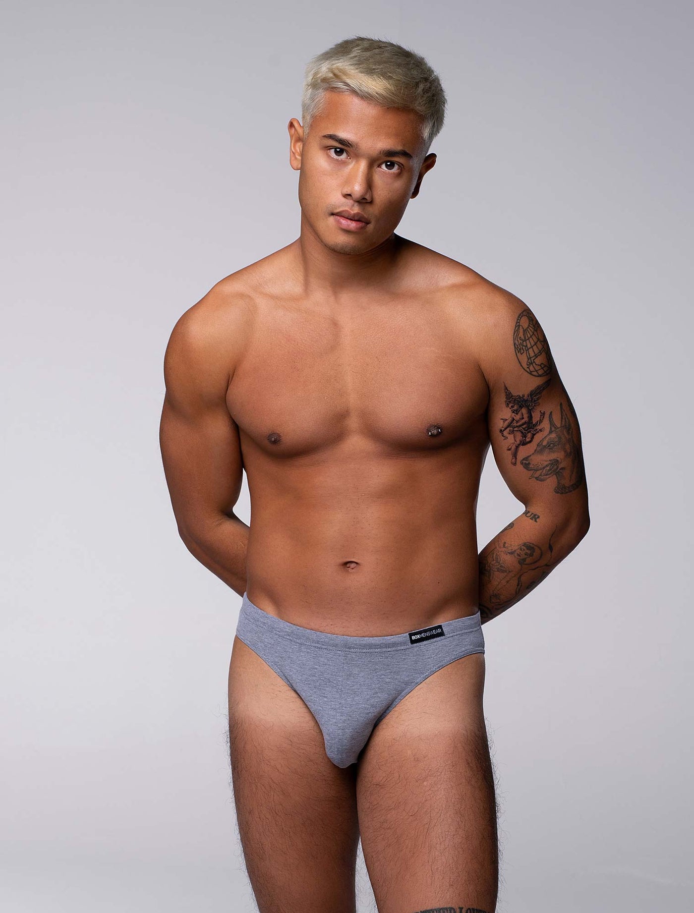 Minimal Briefs - Melange Grey - boxmenswear - {{variant_title}}