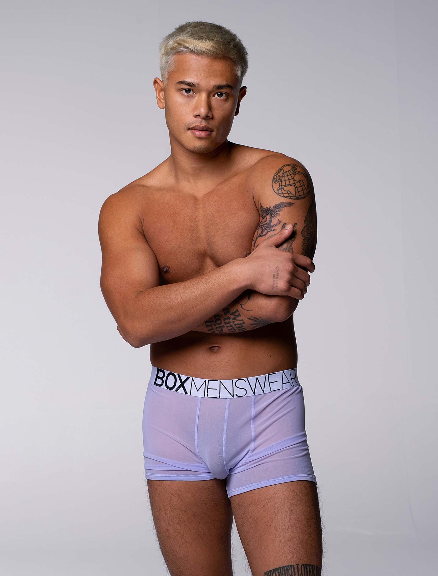 All Over Mesh Boxers - Soft Lavender - boxmenswear - {{variant_title}}