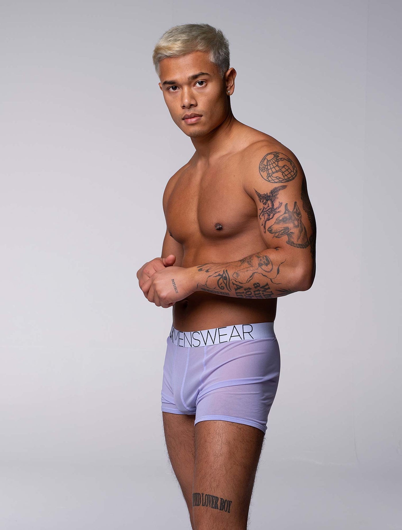 All Over Mesh Boxers - Soft Lavender - boxmenswear - {{variant_title}}