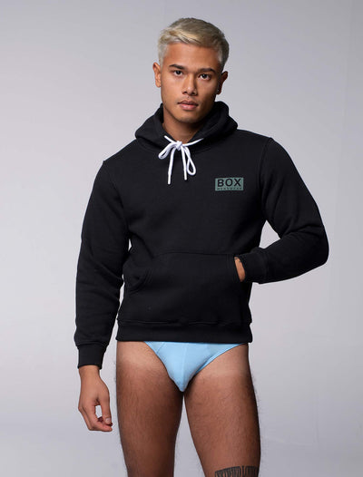 Mens Hoodie - Black - boxmenswear - {{variant_title}}