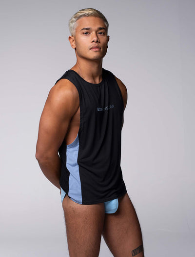 Mens Sports Vest - Black - boxmenswear - {{variant_title}}