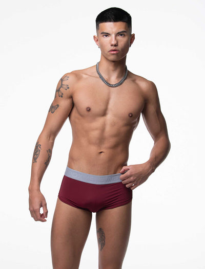 LuxLite Boxers - Burgundy Breeze - boxmenswear - {{variant_title}}