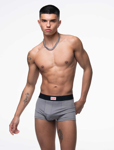 Marl Moment Boxers - Platinum Grey - boxmenswear - {{variant_title}}