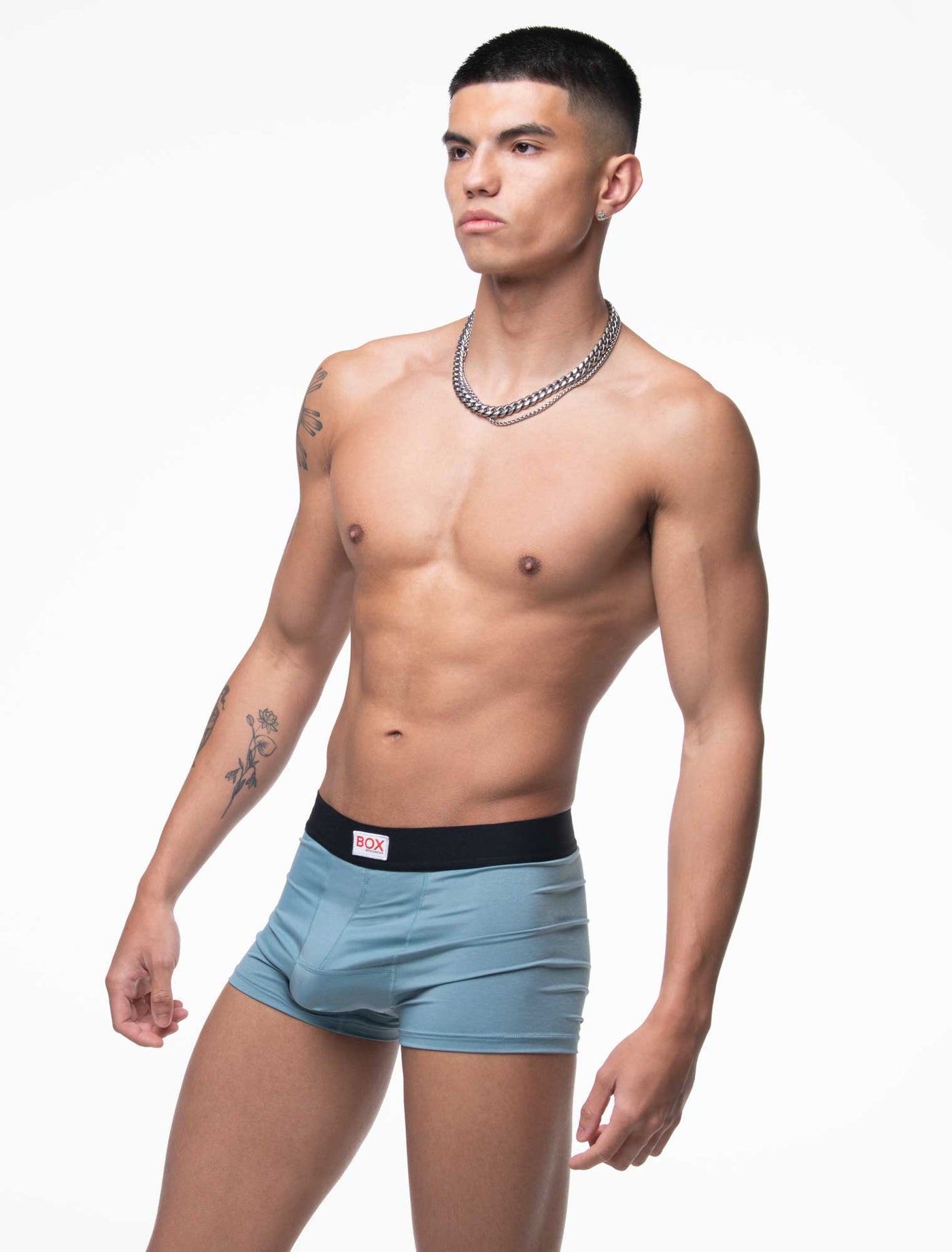 Marl Moment Boxers - Platinum Green - boxmenswear - {{variant_title}}