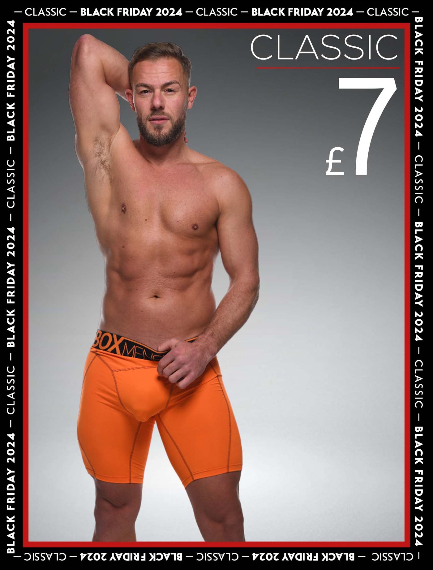 Defined Behind: Compression Shorts - Action Orange - boxmenswear - {{variant_title}}