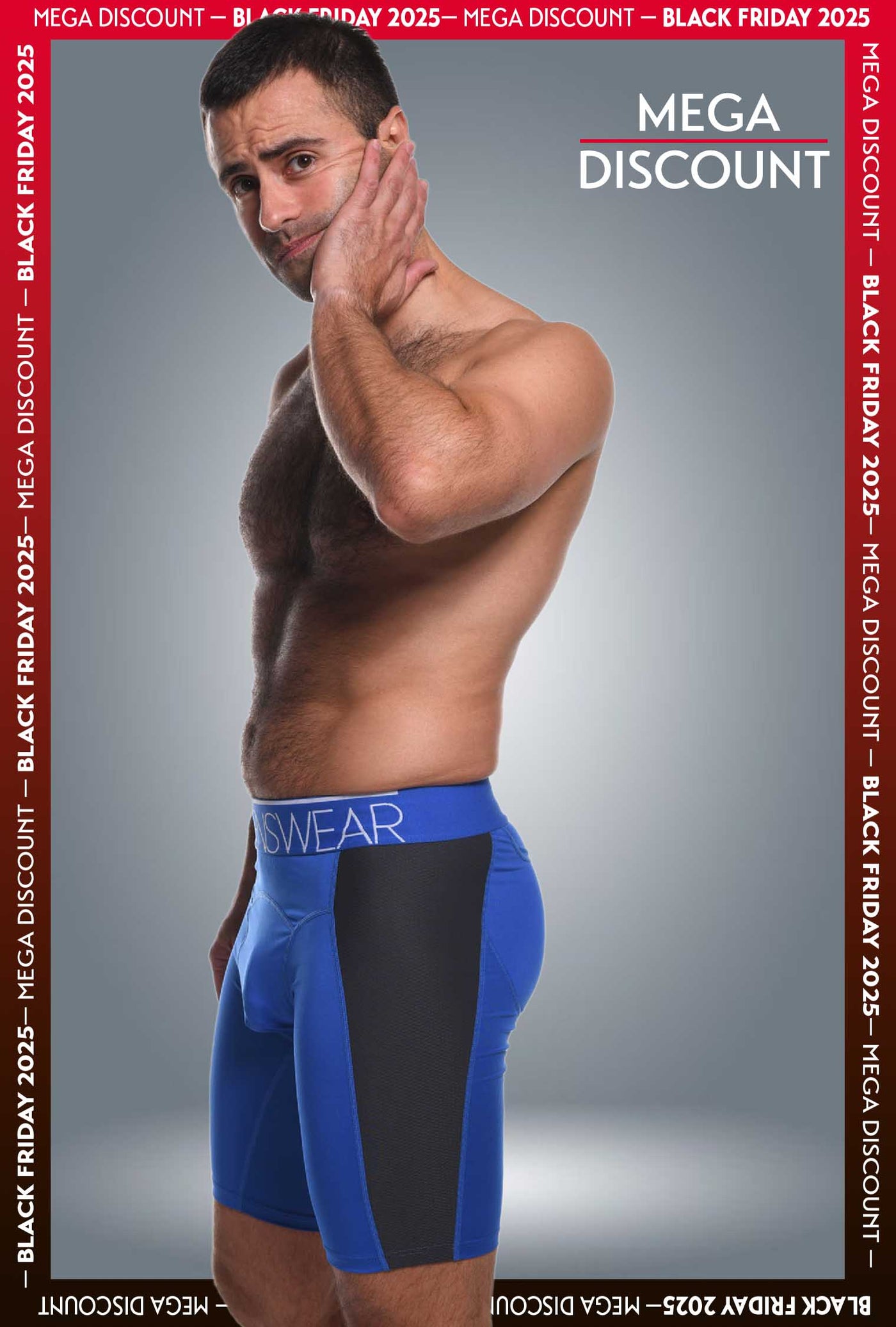Defined Behind: Compression Shorts with Stretch - Blue Force - boxmenswear - {{variant_title}}