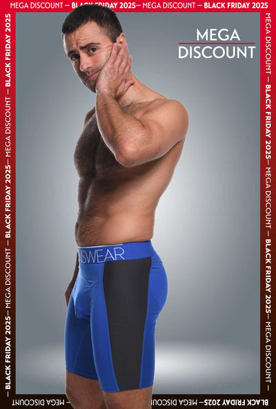 Defined Behind: Compression Shorts with Stretch - Blue Force - boxmenswear - {{variant_title}}