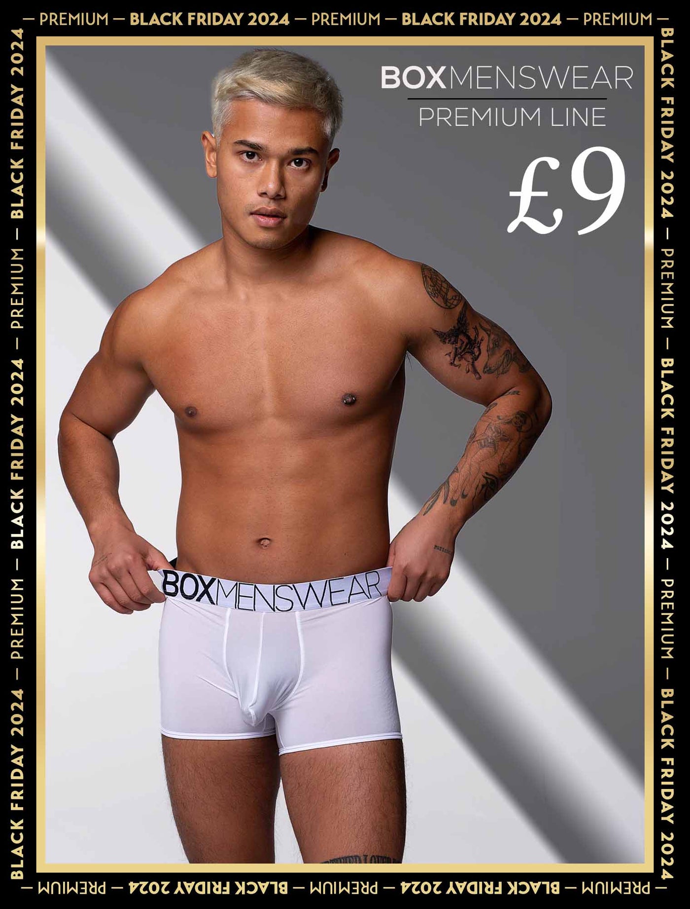 Mens Boxers: Defined Crotch - White - boxmenswear - {{variant_title}}