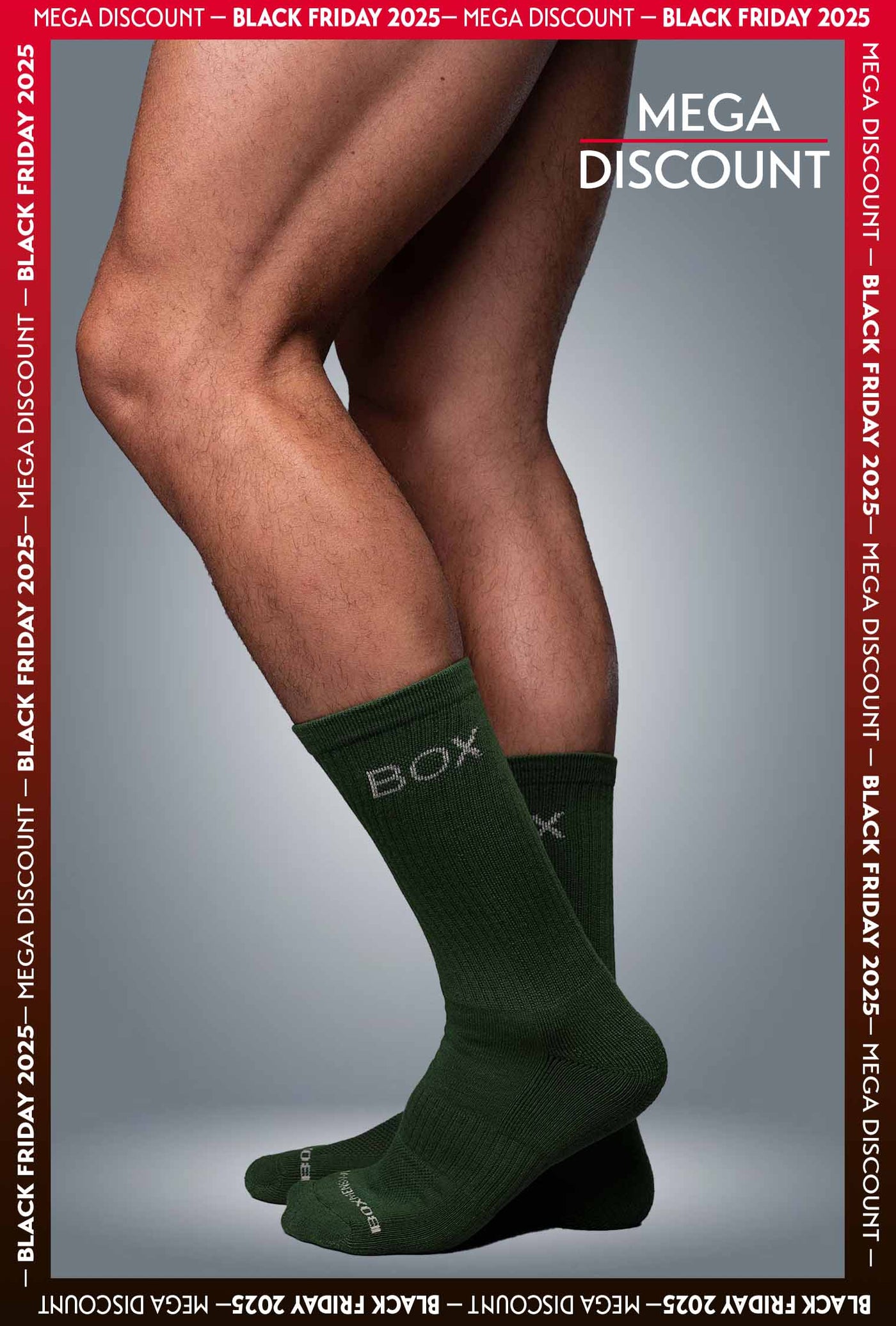 Essentials Rib Crew Socks - Forest Green - boxmenswear - {{variant_title}}