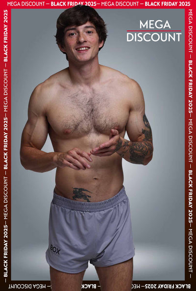 Compound Jock Shorts - Grey - boxmenswear - {{variant_title}}