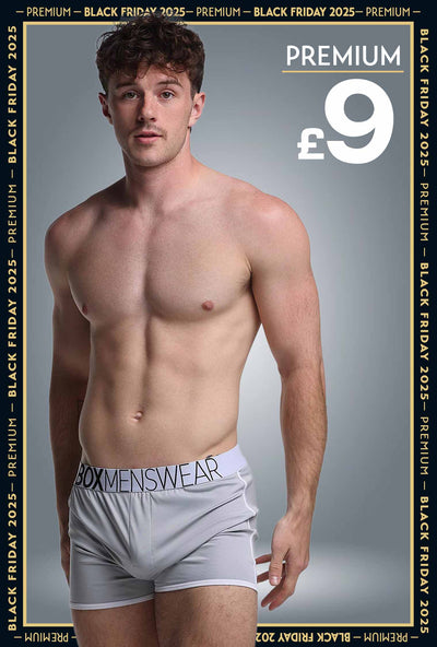 Mens Sports Loose Fit Boxers - Greyscale - boxmenswear - {{variant_title}}