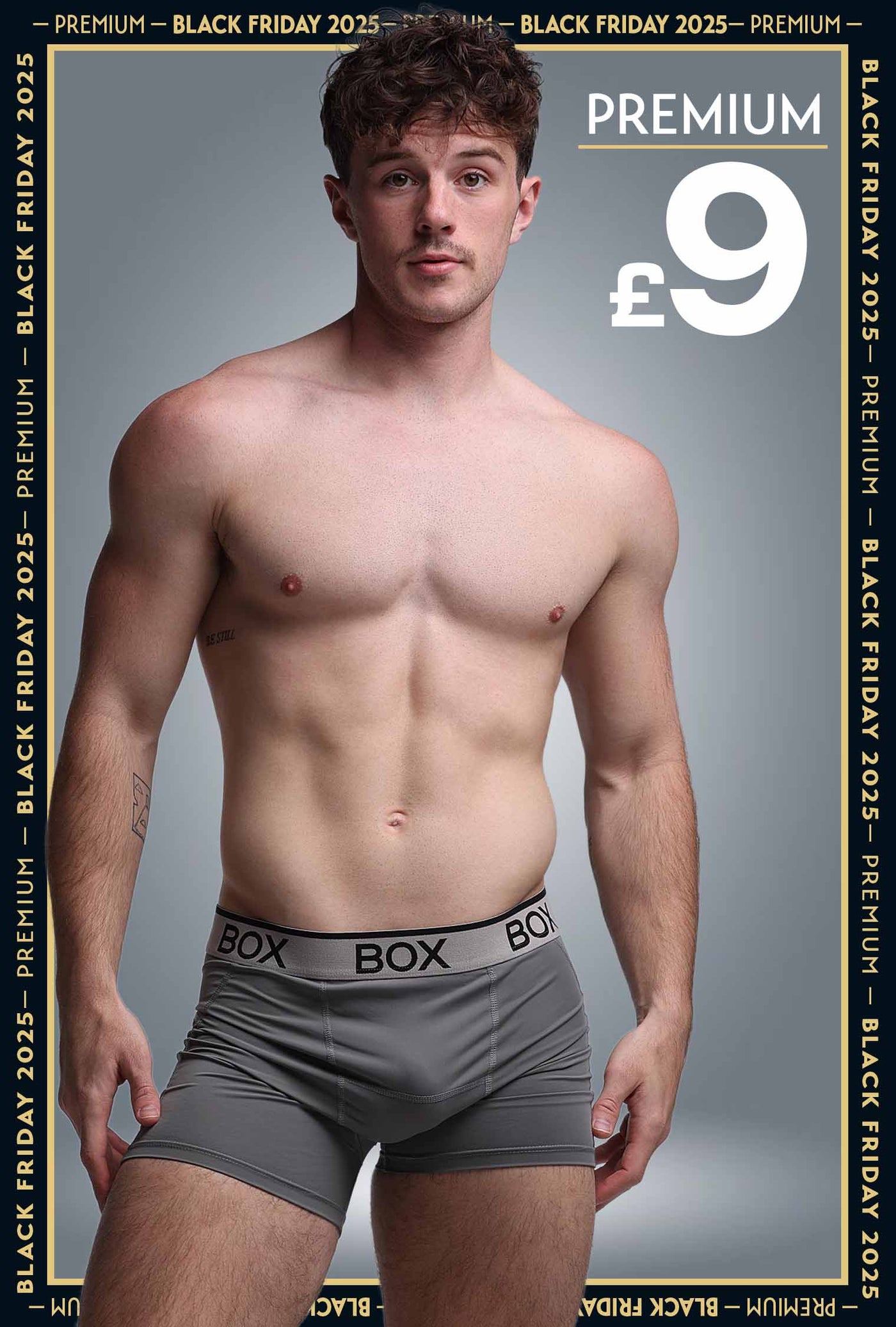 Mens Sports Boxers - Endurance Grey - boxmenswear - {{variant_title}}