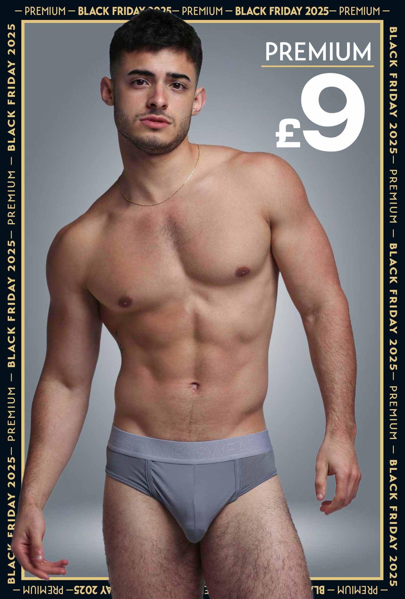 Mesh Panel Briefs - Regal Grey - boxmenswear - {{variant_title}}