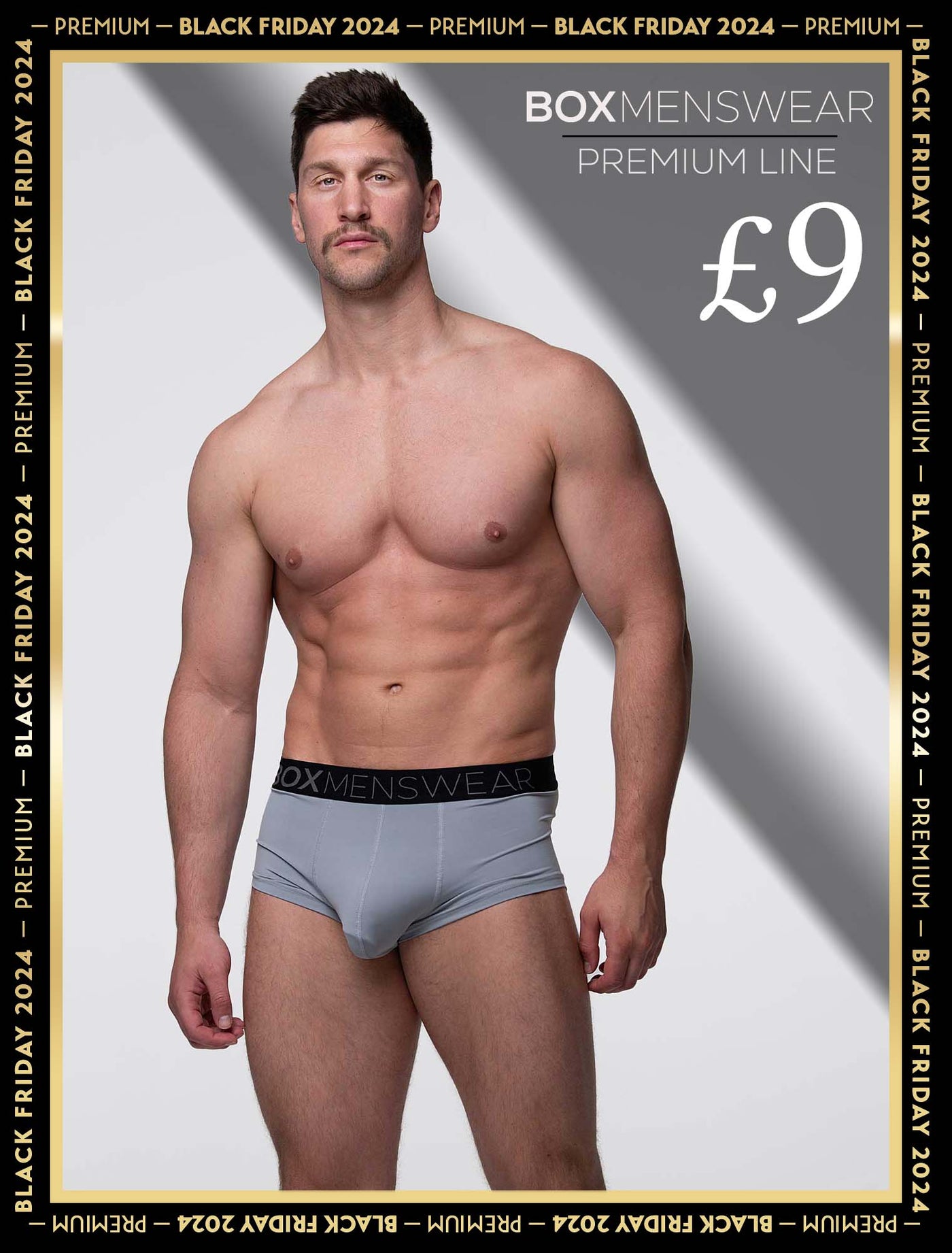 Hybrid Trunks - Emperor Grey - boxmenswear - {{variant_title}}