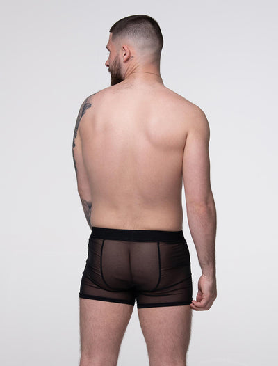 All Over Mesh Boxers - Black - boxmenswear - {{variant_title}}