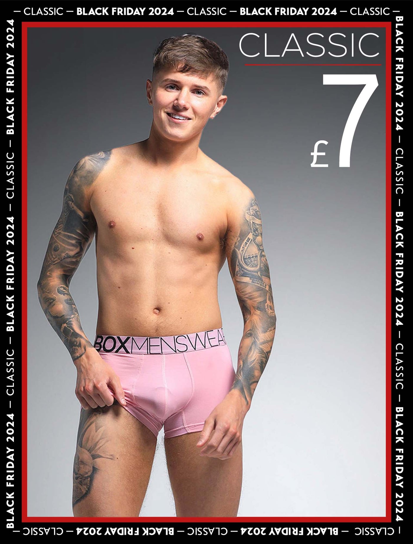 King Fit Boxers - Powder Pink - boxmenswear - {{variant_title}}