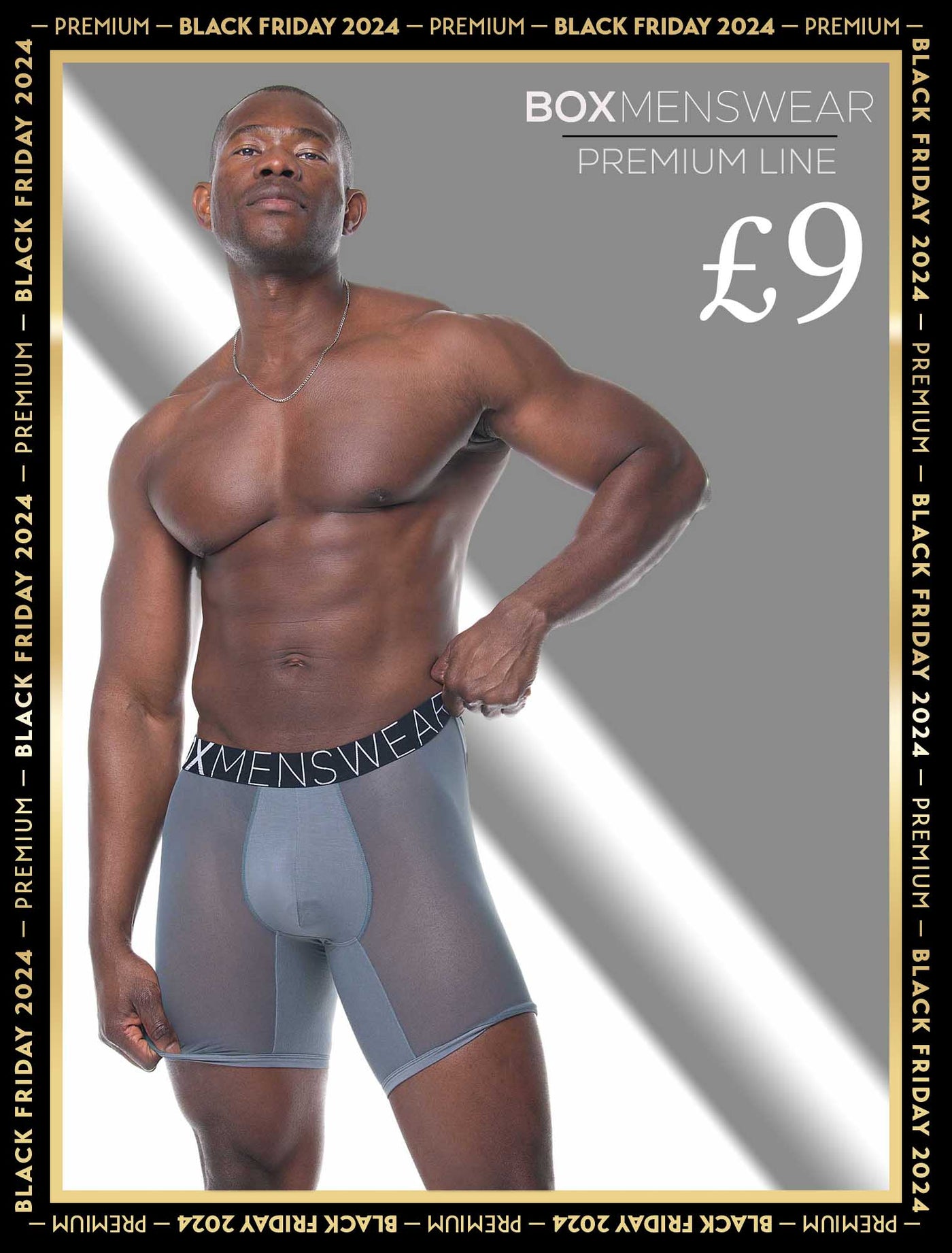 King Fit Mesh Panel - Transparent Crotch: Gun Metal Grey - boxmenswear - {{variant_title}}