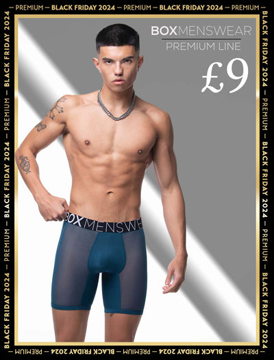 King Fit Mesh Panel - Transparent Crotch: Legion Blue - boxmenswear - {{variant_title}}