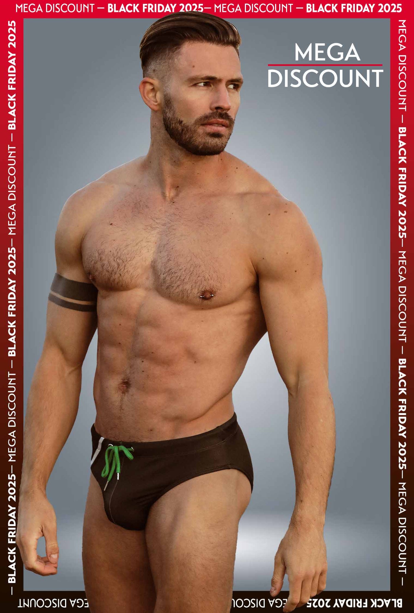 The Kute Edition: Swimming Trunks - Black Sands - boxmenswear - {{variant_title}}