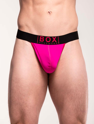 Mens Lux Thong - Bold Pink - boxmenswear - {{variant_title}}