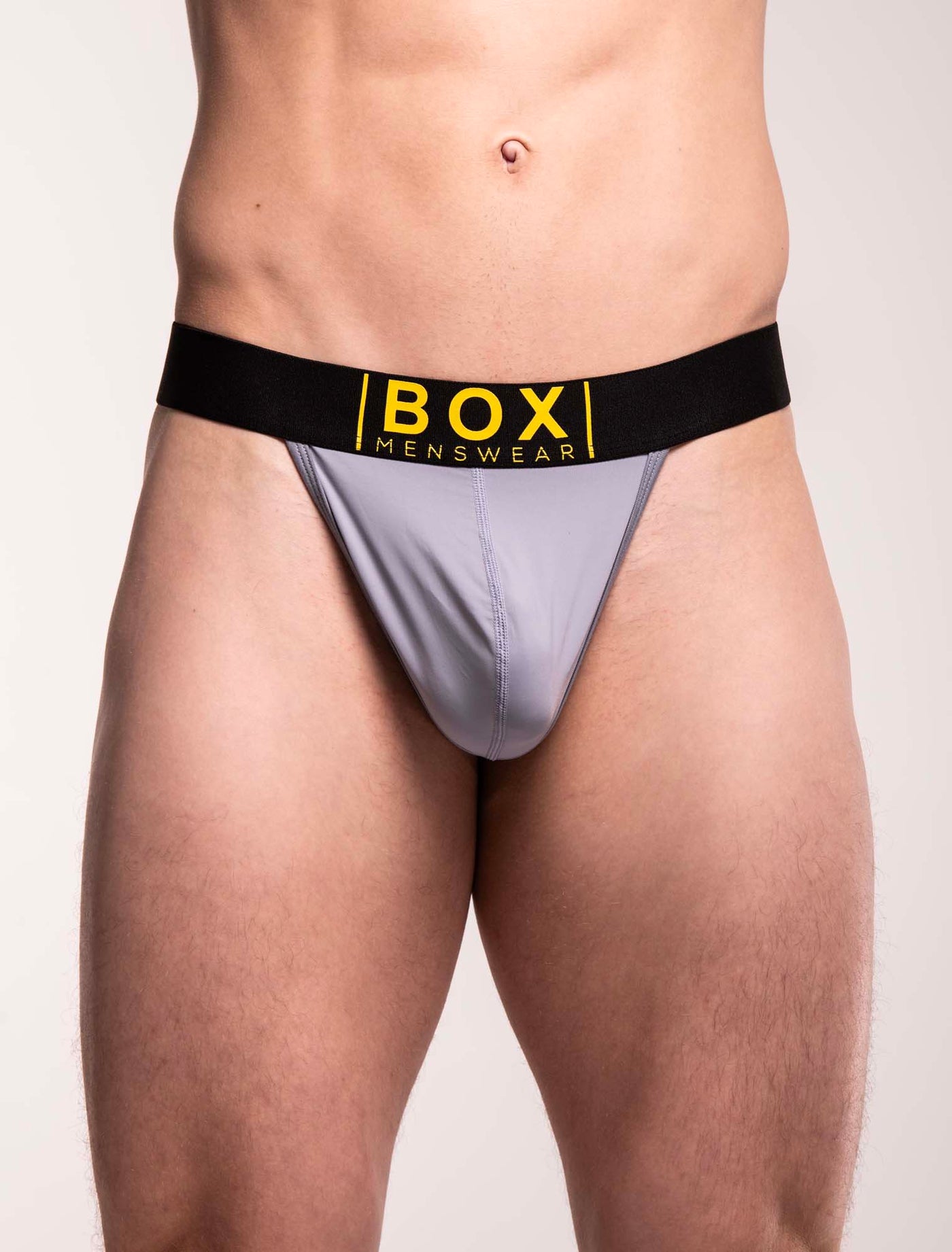 Mens Lux Thong - Grey & Neon - boxmenswear - {{variant_title}}