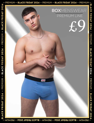 Marl Moment Boxers - Platinum Blue - boxmenswear - {{variant_title}}