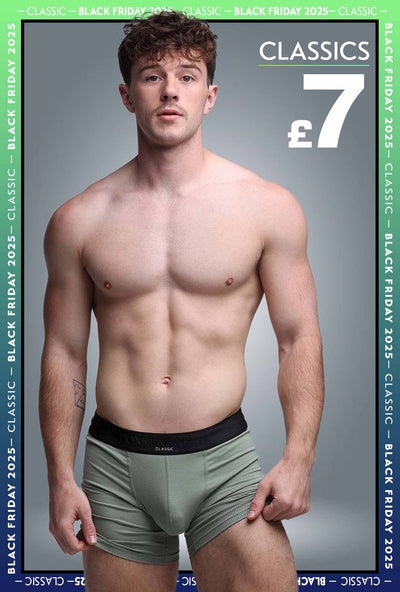 Mens Classic Ribbed Boxers - Green - boxmenswear - {{variant_title}}