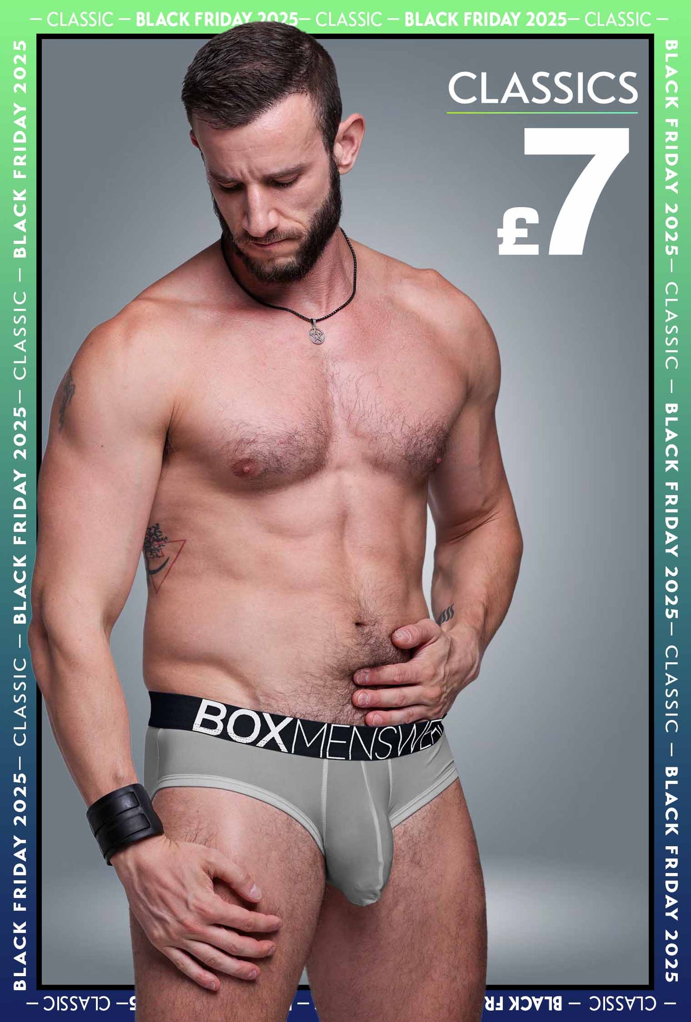 Mens Hipster Trunks: Defined Crotch - Grey - boxmenswear - {{variant_title}}