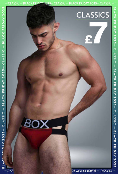 Mens Suspender Jockstrap 3.0 : With Bounce - Burgundy - boxmenswear - {{variant_title}}