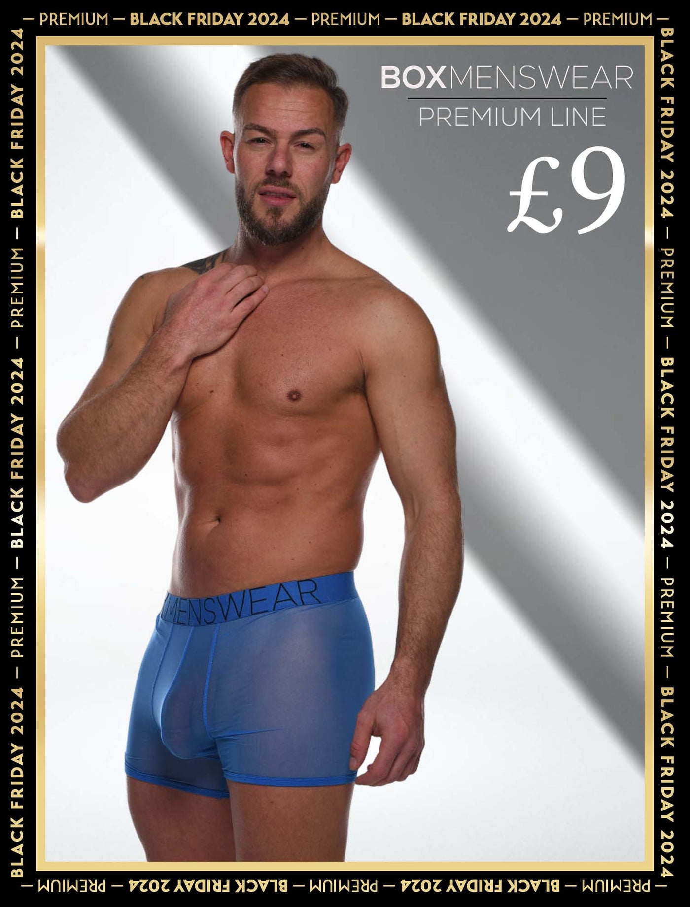 All Over Mesh Boxers - Serious Blue - boxmenswear - {{variant_title}}