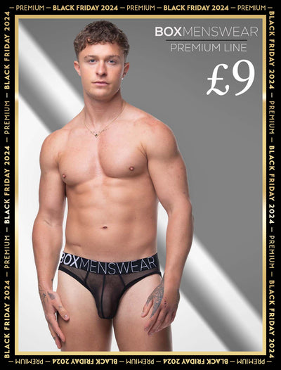 All Over Mesh Briefs - Black - boxmenswear - {{variant_title}}