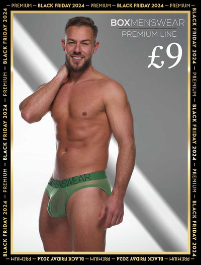 All Over Mesh Briefs - Pine Green - boxmenswear - {{variant_title}}