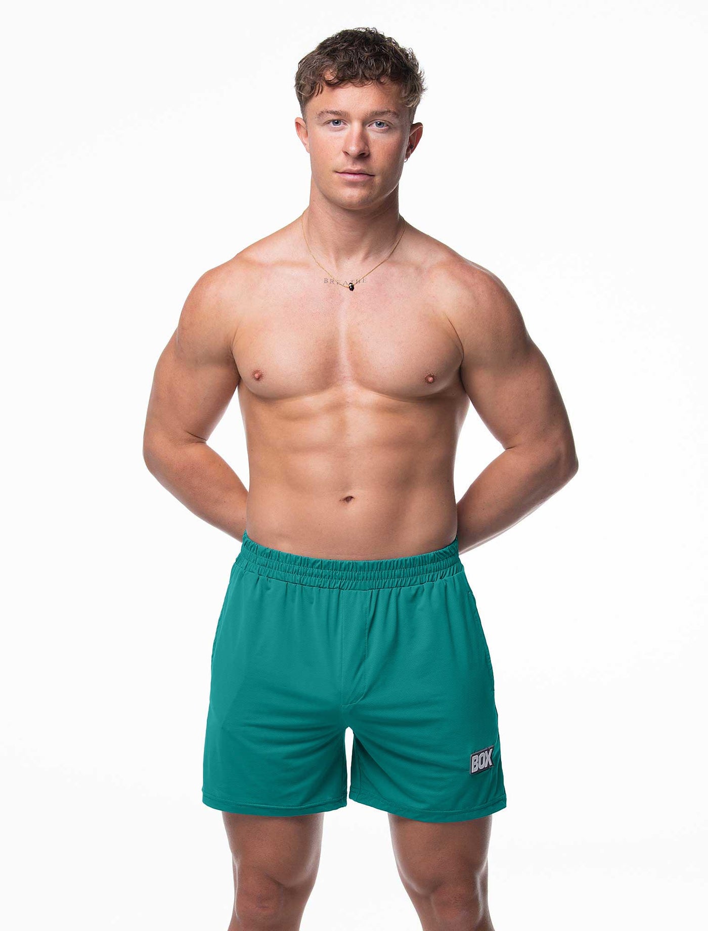 Mesh Football Shorts - Tactical Teal - boxmenswear - {{variant_title}}