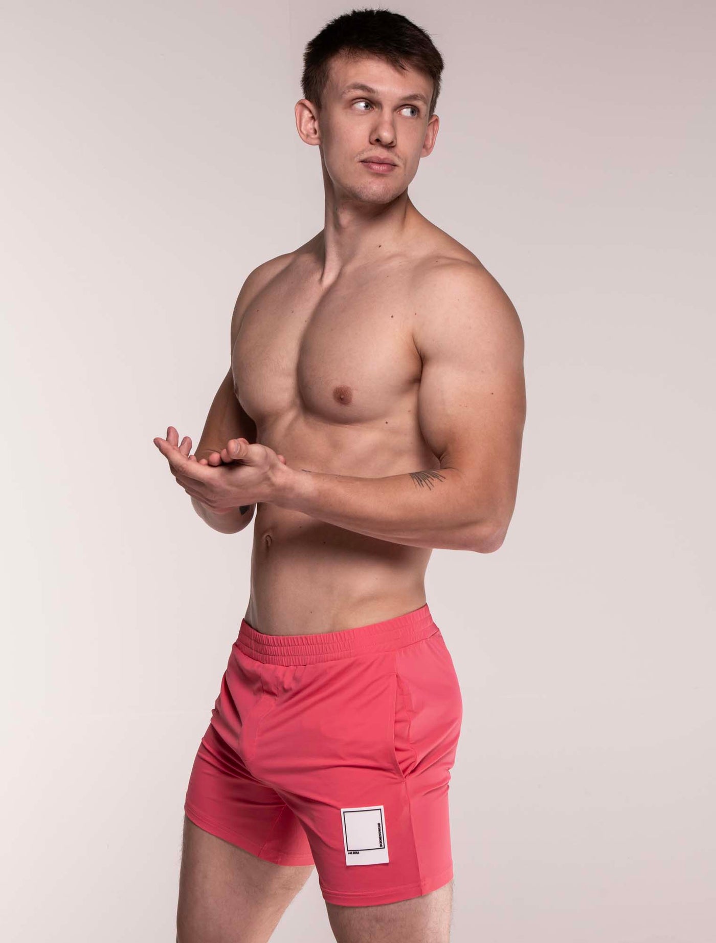 Mesh Football Shorts - Mascot Pink - boxmenswear - {{variant_title}}