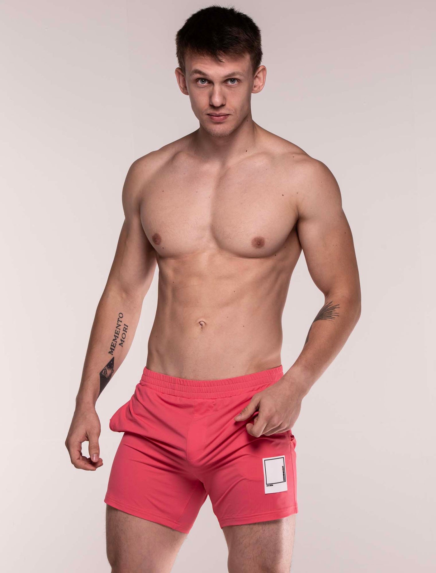 Mesh Football Shorts - Mascot Pink - boxmenswear - {{variant_title}}