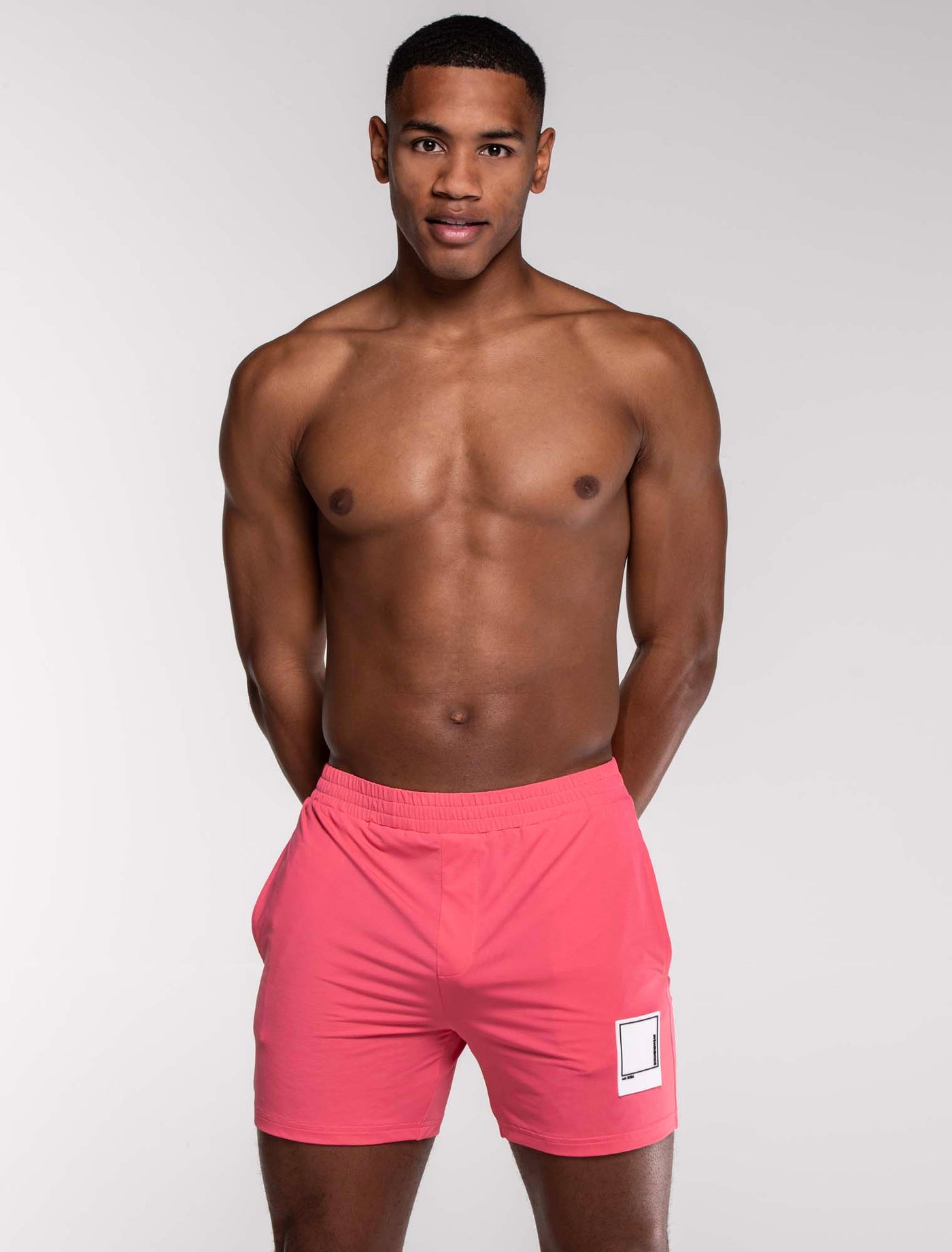 Mesh Football Shorts - Mascot Pink - boxmenswear - {{variant_title}}