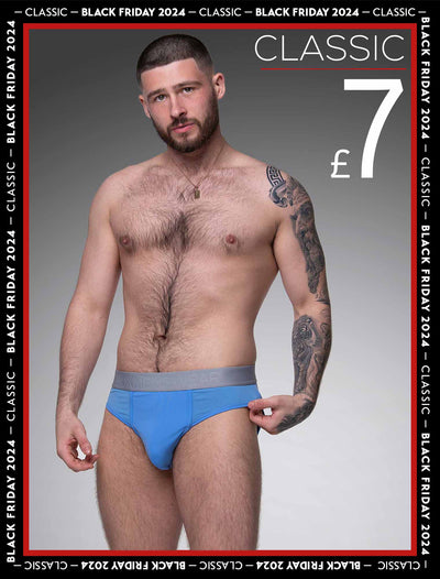 Mesh Panel Briefs - Coastal Blue - boxmenswear - {{variant_title}}