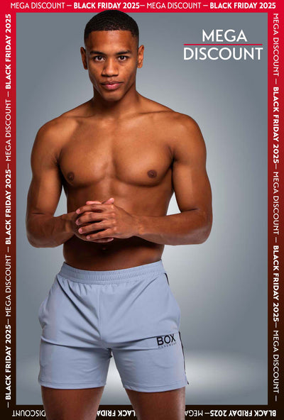 Mesh Panel Sports Shorts - Tide Blue - boxmenswear - {{variant_title}}