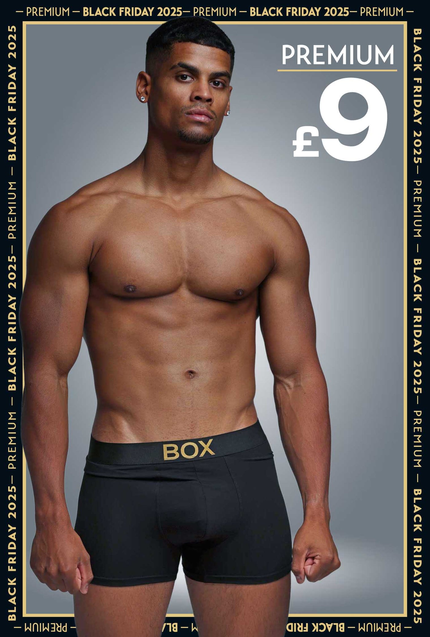 Metallic Modal Boxers - Black & Gold - boxmenswear - {{variant_title}}