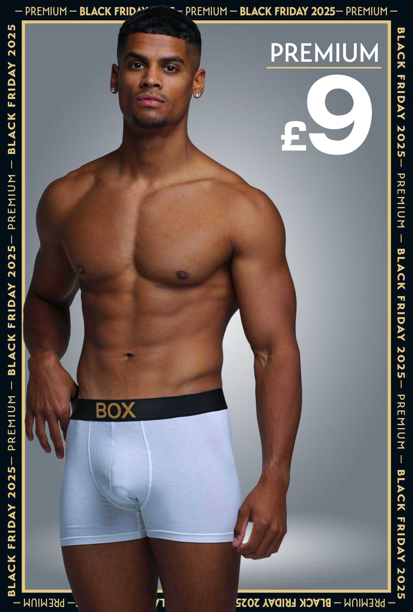 Metallic Modal Boxers - White & Gold - boxmenswear - {{variant_title}}