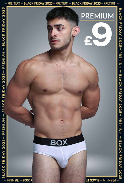 Metallic Modal Briefs - White & Silver - boxmenswear - {{variant_title}}