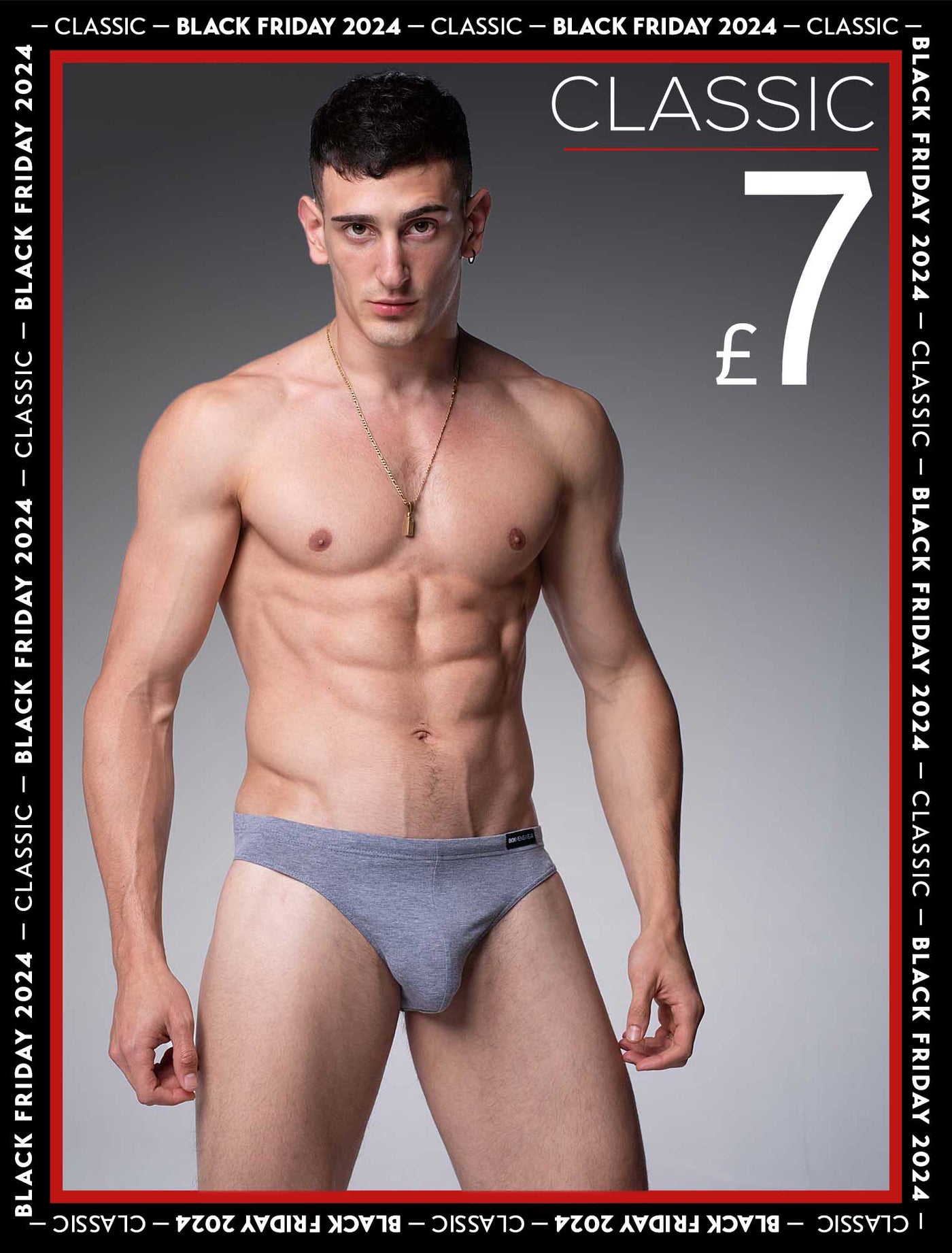 Minimal Briefs - Melange Grey - boxmenswear - {{variant_title}}