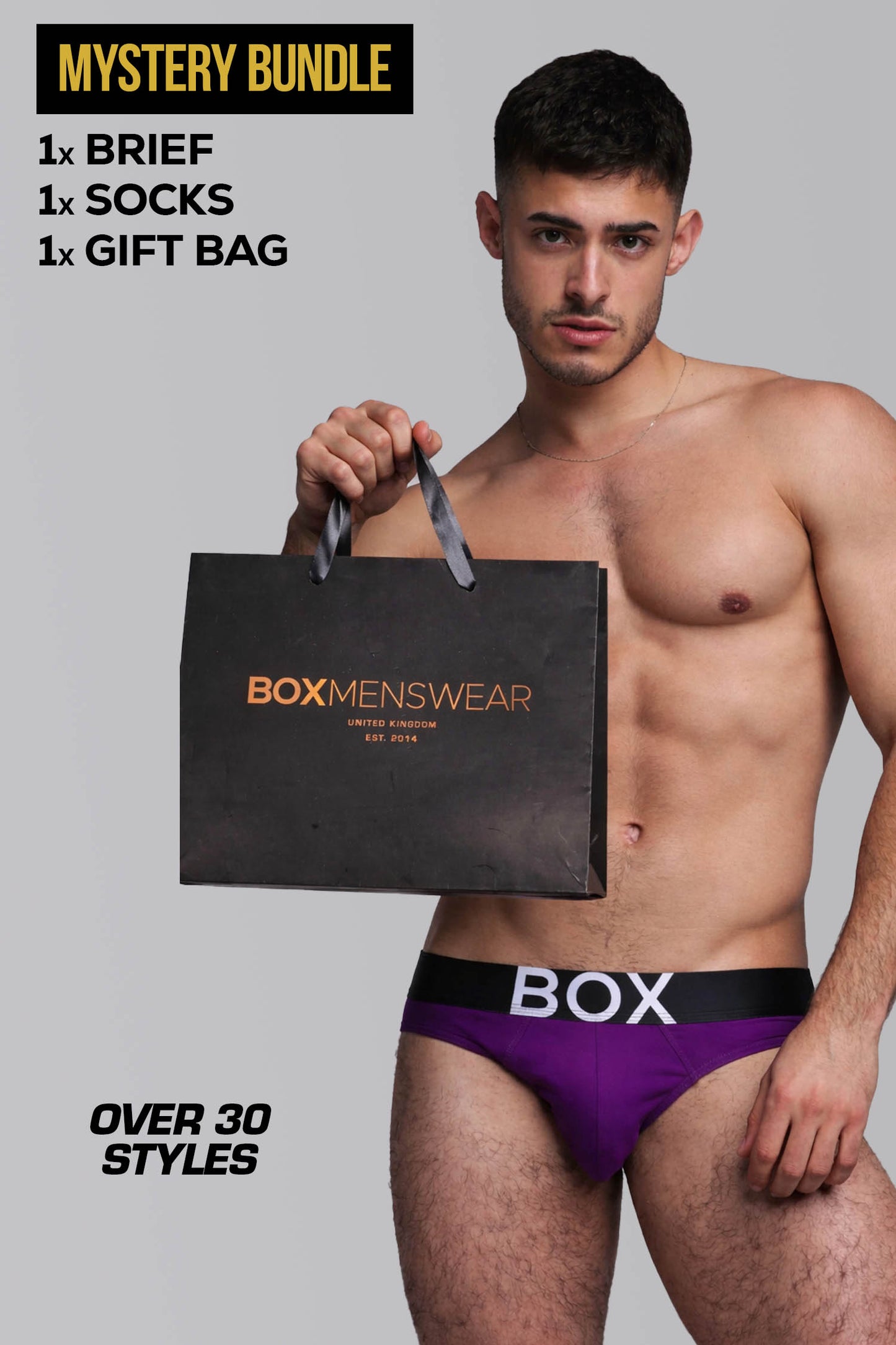 Mystery Bundle: Briefs & Socks - boxmenswear - {{variant_title}}