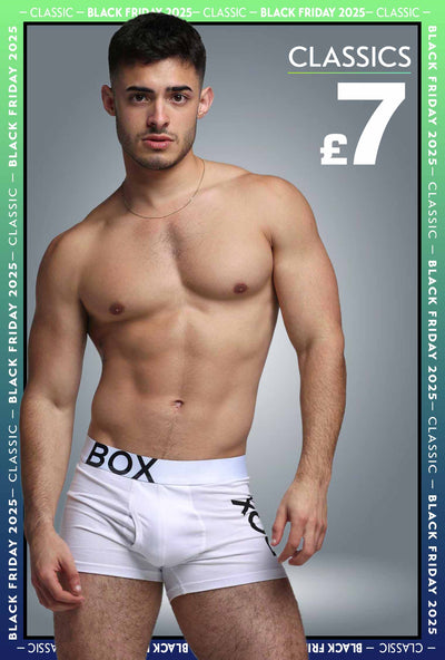 Mens White Boxers - boxmenswear - {{variant_title}}