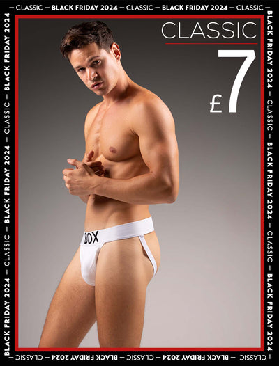 Mens White Jockstrap - boxmenswear - {{variant_title}}