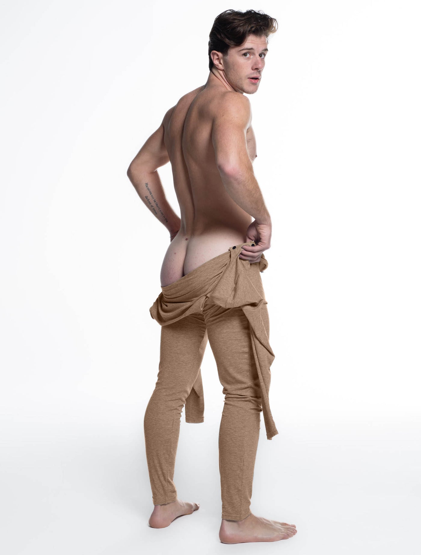 Mens Ribbed Onesie - Comfort Cream - boxmenswear - {{variant_title}}