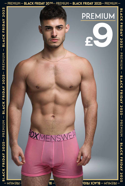 All Over Mesh Boxers - Boyfriend Pink - boxmenswear - {{variant_title}}